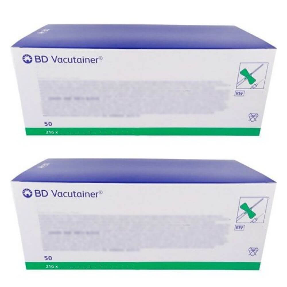 BD Vacutainer 21G Butterfly Needle – BD 367281 (Pack of 100)