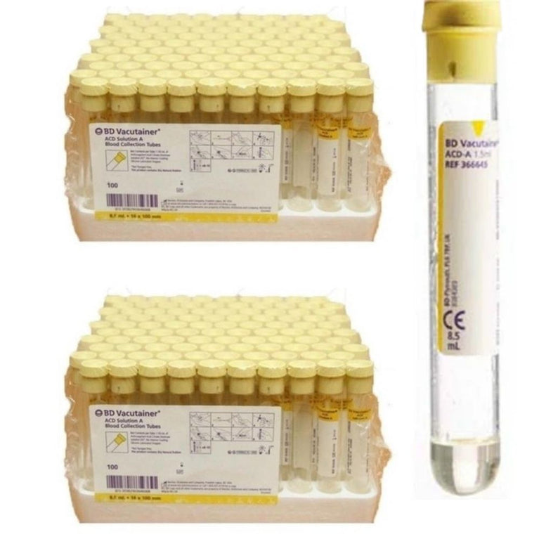 BD Vacutainer ACD-A PRP Tubes – BD 364606 / 366645 (Pack of 200)