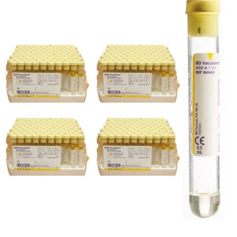 BD Vacutainer ACD-A PRP Tubes – BD 364606 / 366645 (Pack of 400)